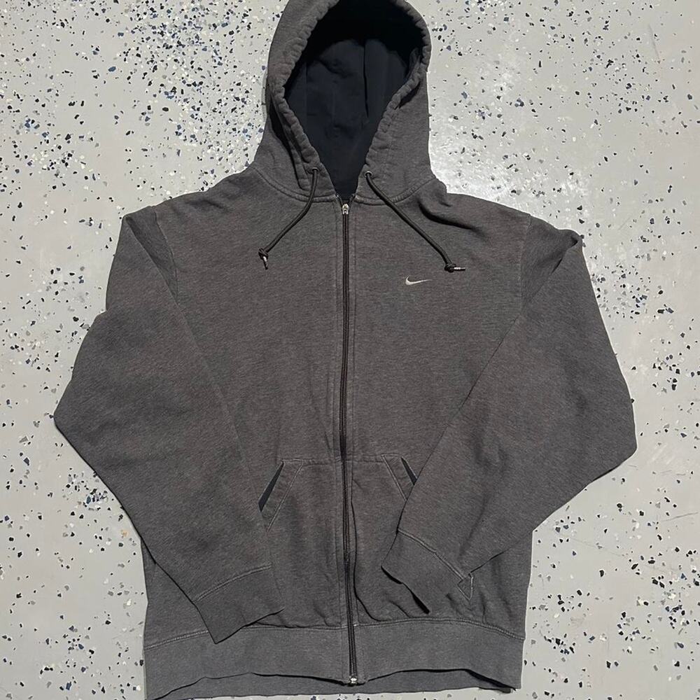 Vintage 00s Nike Grey Zip Up Jacket